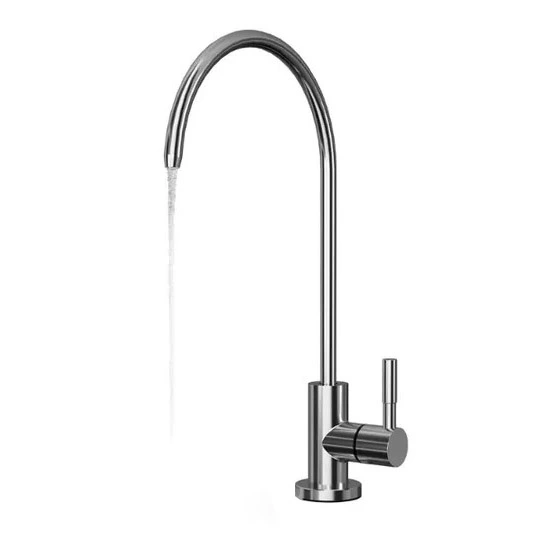 Grifo de agua potable de níquel cepillado